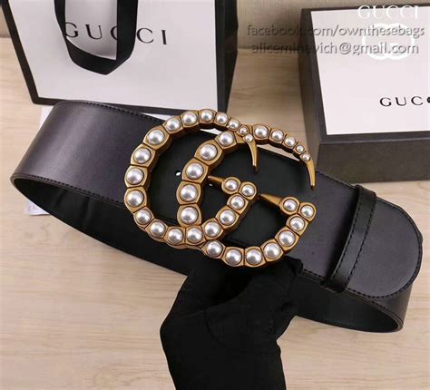 official size of the gucci wide belt double g pearls|pearl Gucci belt dupe.